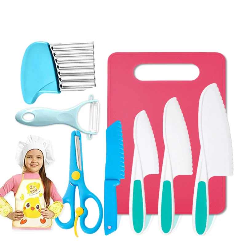 Cuchillo de Cocina para Niños 9Uds