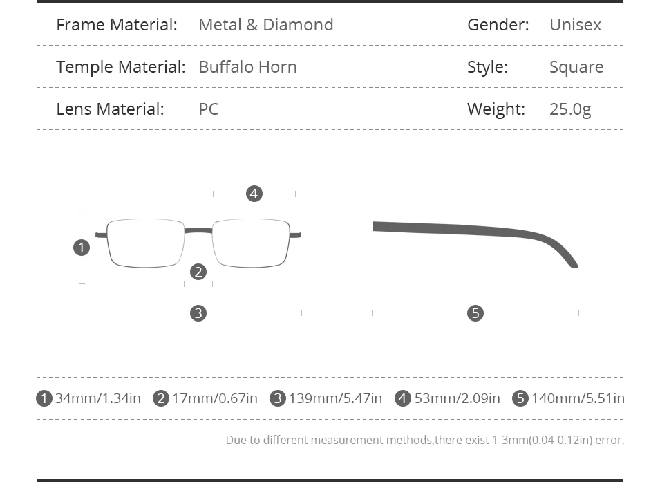 HEPIDEM Buffalo Horn Brille Männer Luxus Berühmte Marke Design Randlose Brillen Rahmen Frauen Rahmenlose Weiß Buffs Holz Brillen – Detail 21