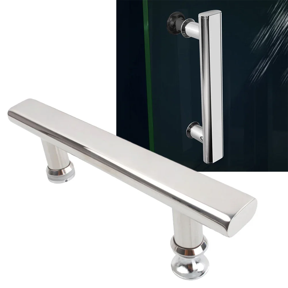 Shower Door Handles Stainless Steel Chrome Knobs Shower Glass Sliding Door Handles Cabinet Glass Door Furniture Hardware