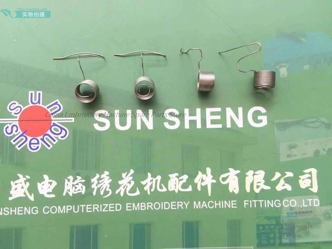 100 adet makine saç tokası tel montaj alarmı bahar paslanmaz çelik çekim iplik yaylı pin halka ile bilgisayar nakış makinesi