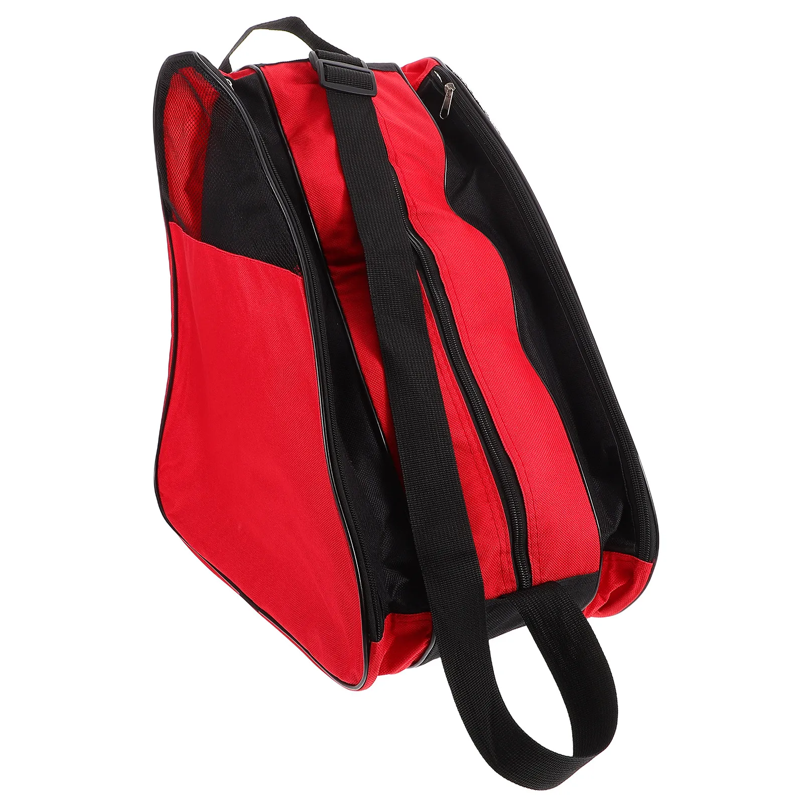 Roller Skate Bag Three Layer Multifunctional Lightweight Shoulder Backpack Bag Carrying Roller Skates Ice Skating Storage