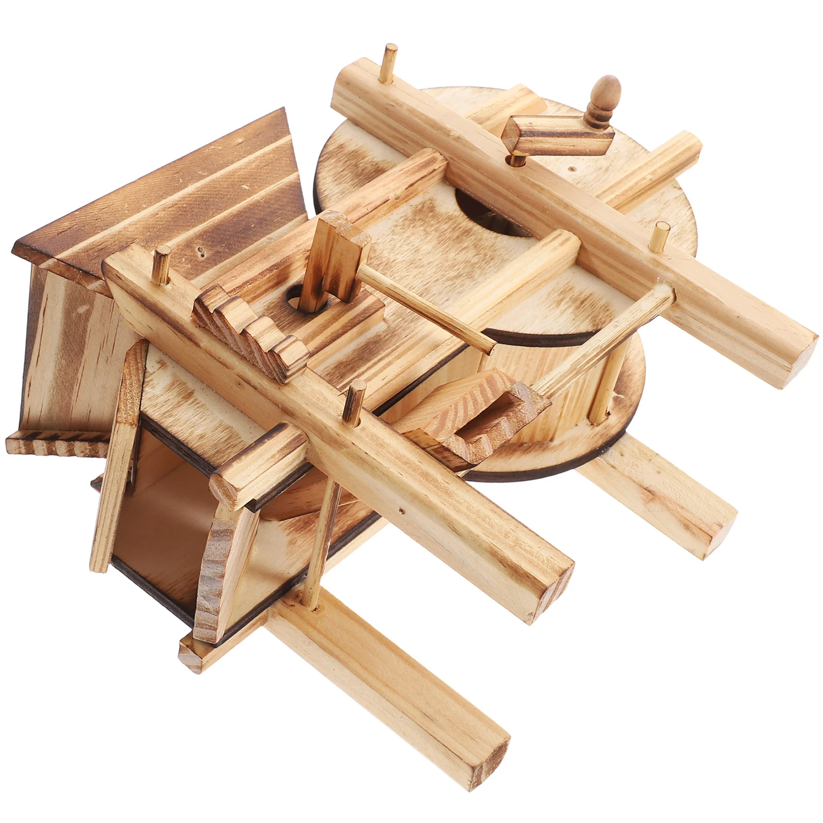 

1Pcs Retro Threshing Machine Flower Pot Vintage Resin Craft Small Desktop Decoration Multipurpose Succulent Plant Container