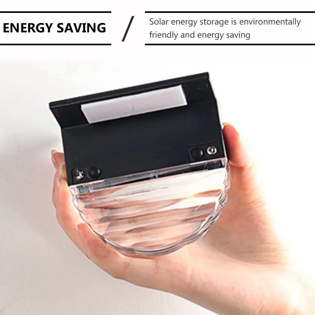 

1Pcs Solar Stair Lamp Waterproof LED Outdoor Solar Power Lamp Wall Step Lights Fence Lights Stair Decoration Light