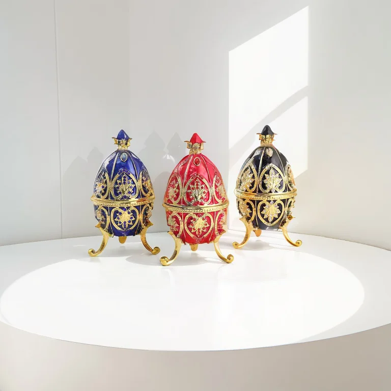 

Металлическая эмалированная шкатулка для драгоценностей - креативный домашний декор ручной работы, петух с хвостом Феникса в китайском стиле на удачу и подарки