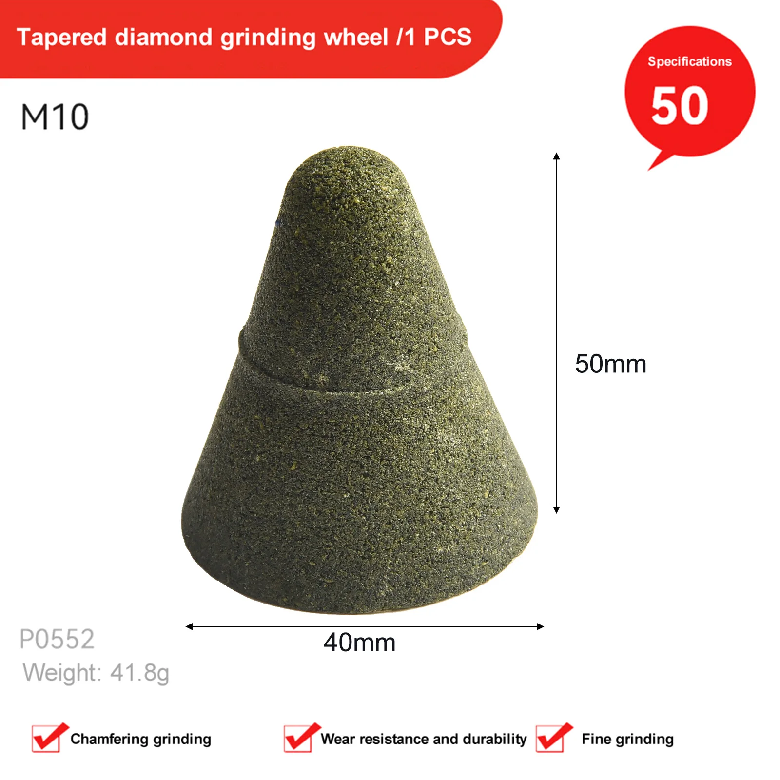 Angle Grinder Accessory Beveling Chamfer Bits Angle Grinder Bits Edge Finish Improvement Emery Silicon Carbide