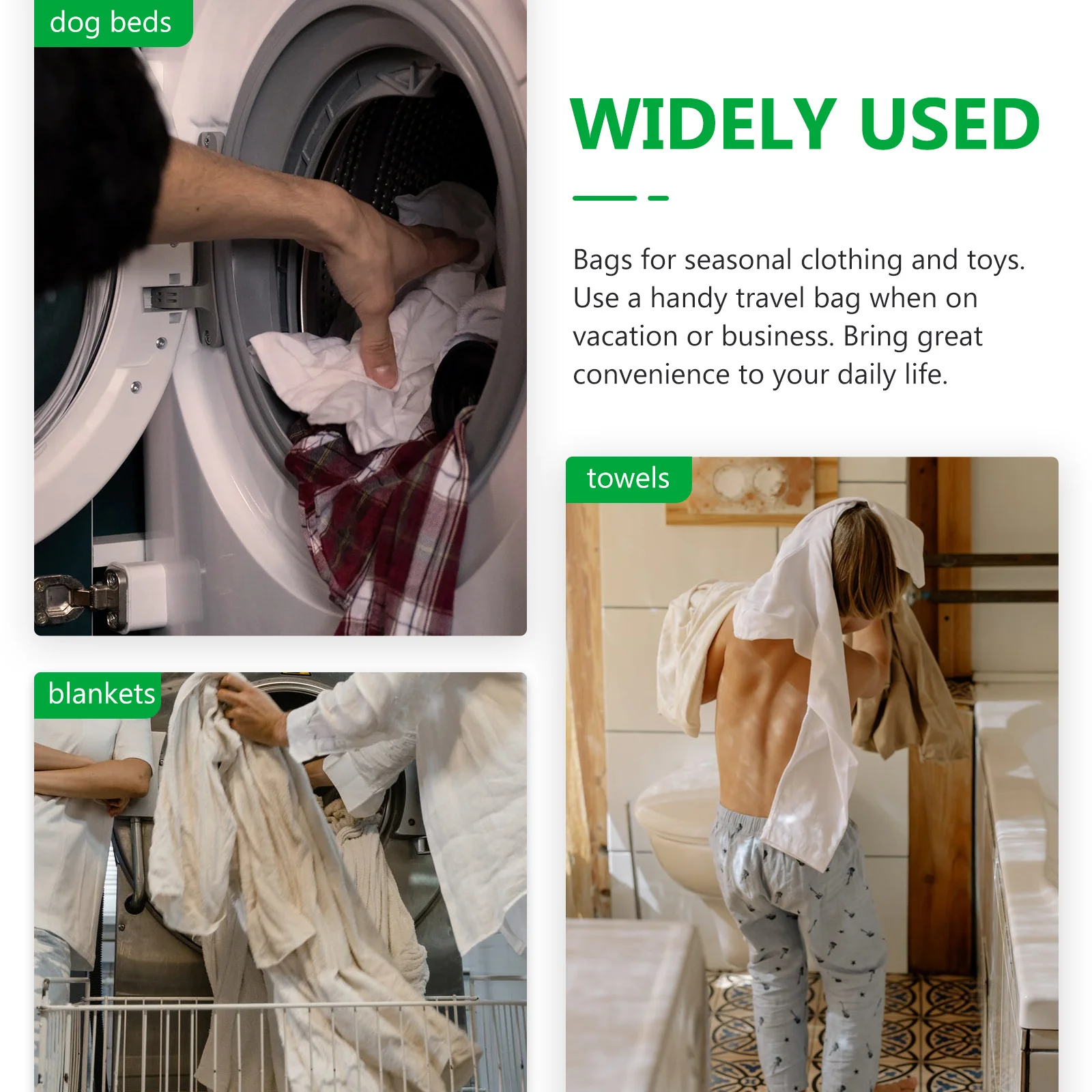 

1Pcs Pet Laundry Bag Bag with Zipper Large Capacity Washing Storage for Clothes Blankets Towels