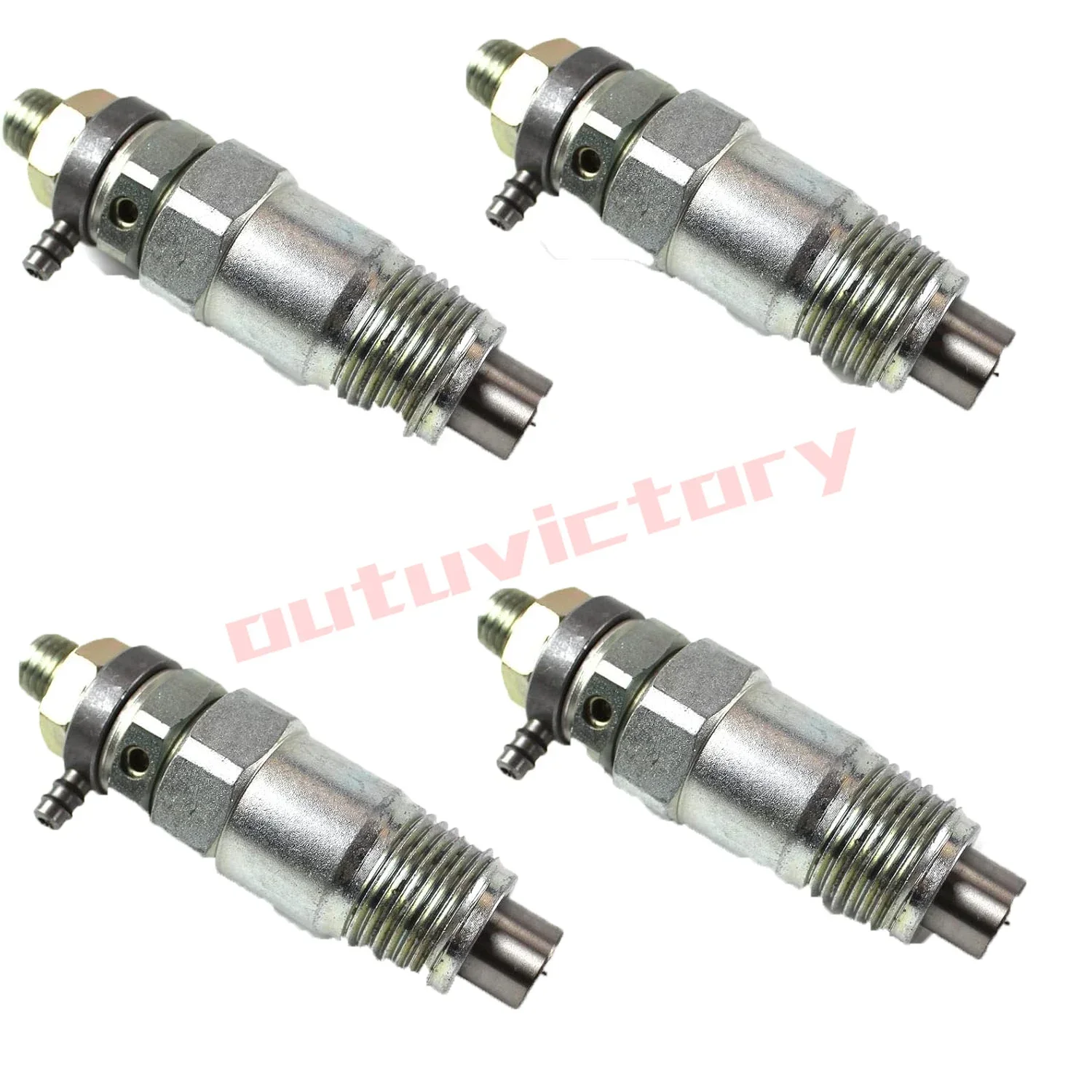 4pcs Fuel Injectors 15271-53000 For Kubota D1302 D1402 V1702 V1902 Engine Excavators Accessories Parts