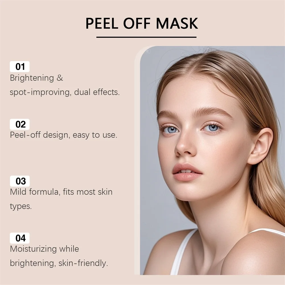 100 جرام من قناع تقشير خلاصات البقع، قناع وجه لإزالة البقع الداكنة، قناع تقشير لتبييض البشرة والعيوب #4