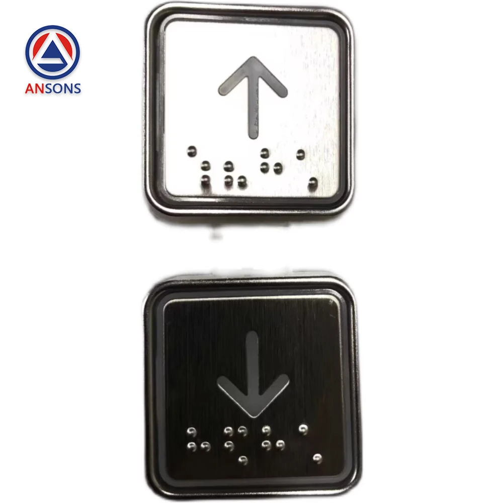 

EB210A EB218A STEP Elevator Push Button Blue Red White Green Light Square Button Ansons Elevator Spare Parts