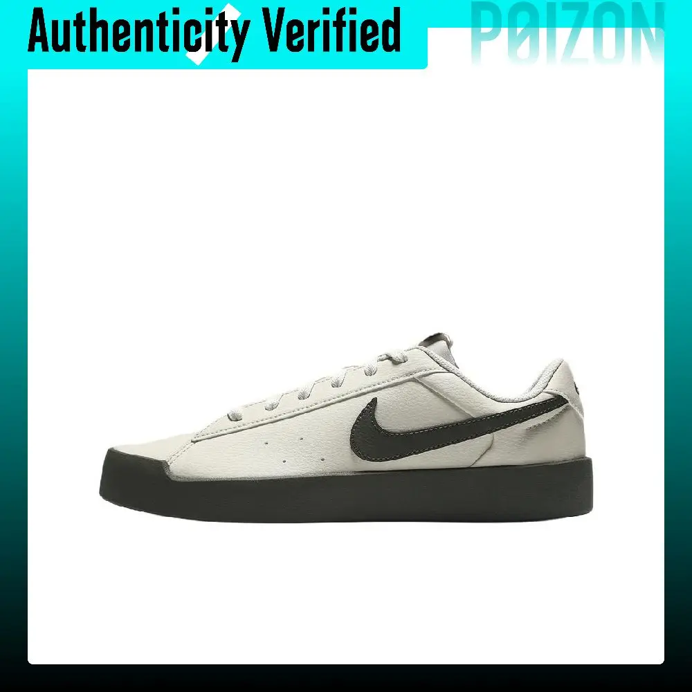 Nike COURT HERITAGE Skate Shoes Men's Low-top Ecru Green IQ9750-106