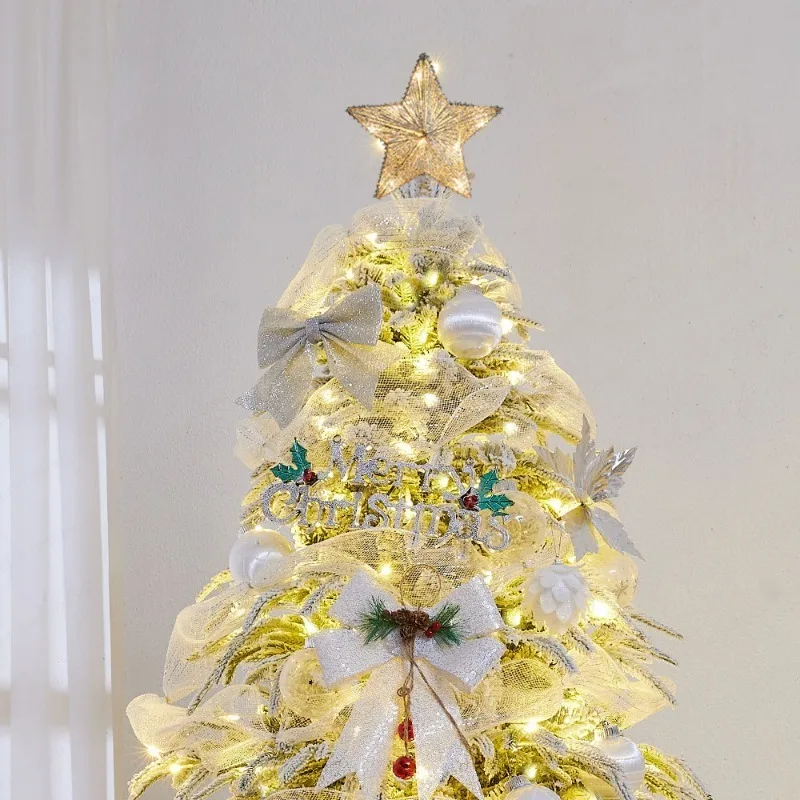 New Glowing Iron Art Star Ornament – 3D Five-Pointed Festive Decor for Christmas Tabletop Display