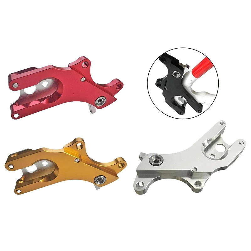 

Aluminum Alloy Bike Brake to Disc Brake Adapter Rear Wheel Heavy Duty Conversion Accessorie MTB Frame V Brake Mounting Converter
