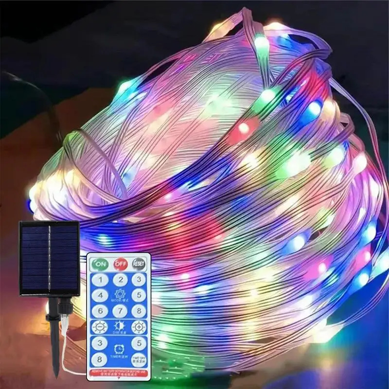 

Solar Fairy Light 8 Modes Weatherproof Led Twinkle Lights With Remote Control Outdoor Festoon Lamp Fairy Light Garden Decoration