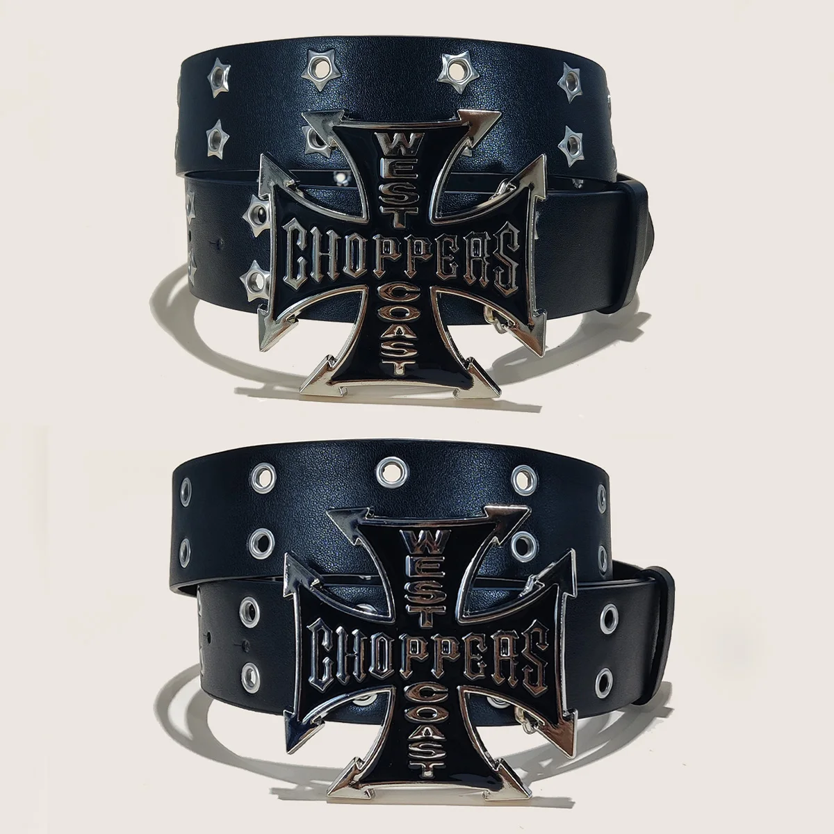 

Панк Y2K с большой крестообразной пряжкой, роскошный дизайнерский джинсовый ремень для мужчин, корейский ремень из искусственной кожи, женский пояс, готические повседневные аксессуары