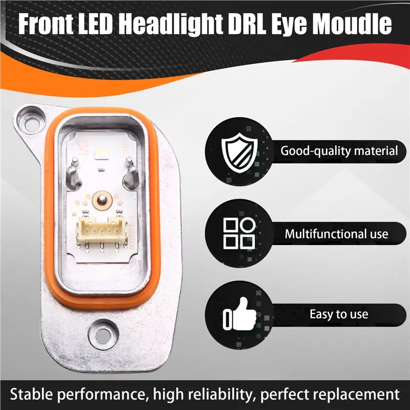 X39A-LED DRL Front Headlight Module 1 Pair 63118495579 63118495580 For BMW I3 I01 LCI I3s 18- 20 Daytime Running Light Source Mo