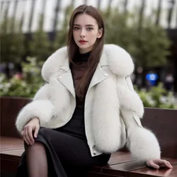 S-4XL Women Coats Autumn Winter Fluffy Faux Fur Coat Female Elegant Thick Fluffy Warm Jackets Short Lady Party Elegant Outfits