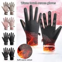 Winter Warm Gloves Non-slip Touchscreen Gloves Windproof Thermal Snow Gloves Running Cycling Skiing Working Hiking Sports Glove