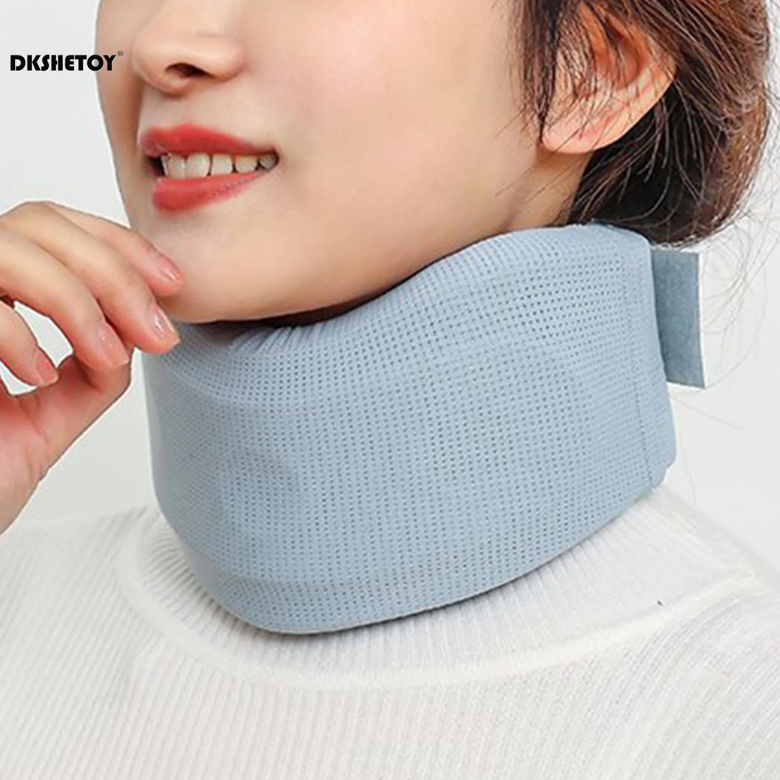 Soft Sponge Neck Support Braces Cervical Pillow Adjustable Durable Foam for Relieve Cervical brace Airplane Travel Health care