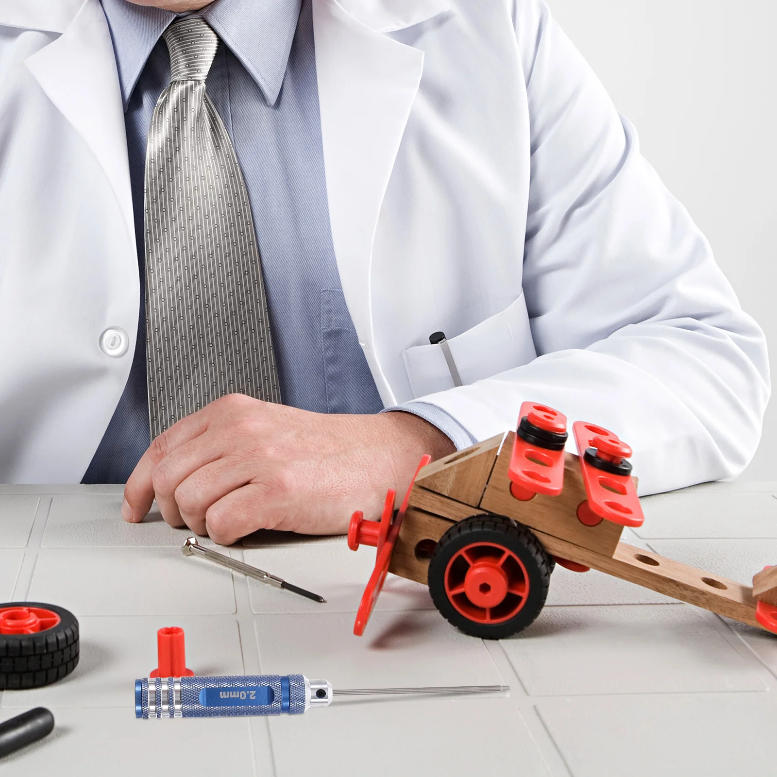 

4Pcs Metal Hexagonal Screwdrivers Kit 15mm 20mm 25mm 30mm Red Comfortable Grip Rc Helicopter Hexagonal Screwdriver