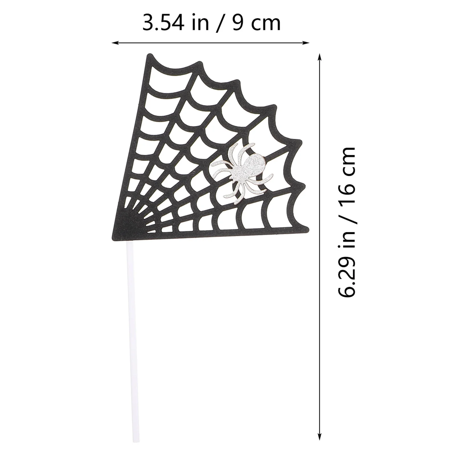 17 قطعة من زينة كعكة الهالوين العنكبوتية لتزيين الحفلات