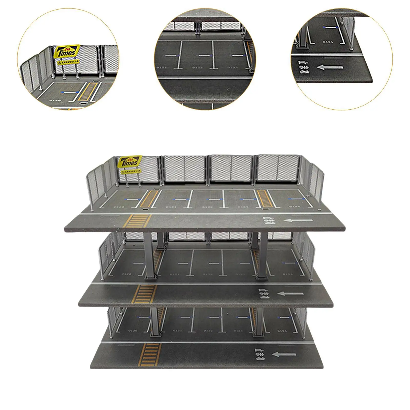 حافظة عرض سيارة دييكاست 1/64 حماية لسيارات الألعاب نموذج جامعي هدايا يابانية 3 طبقات