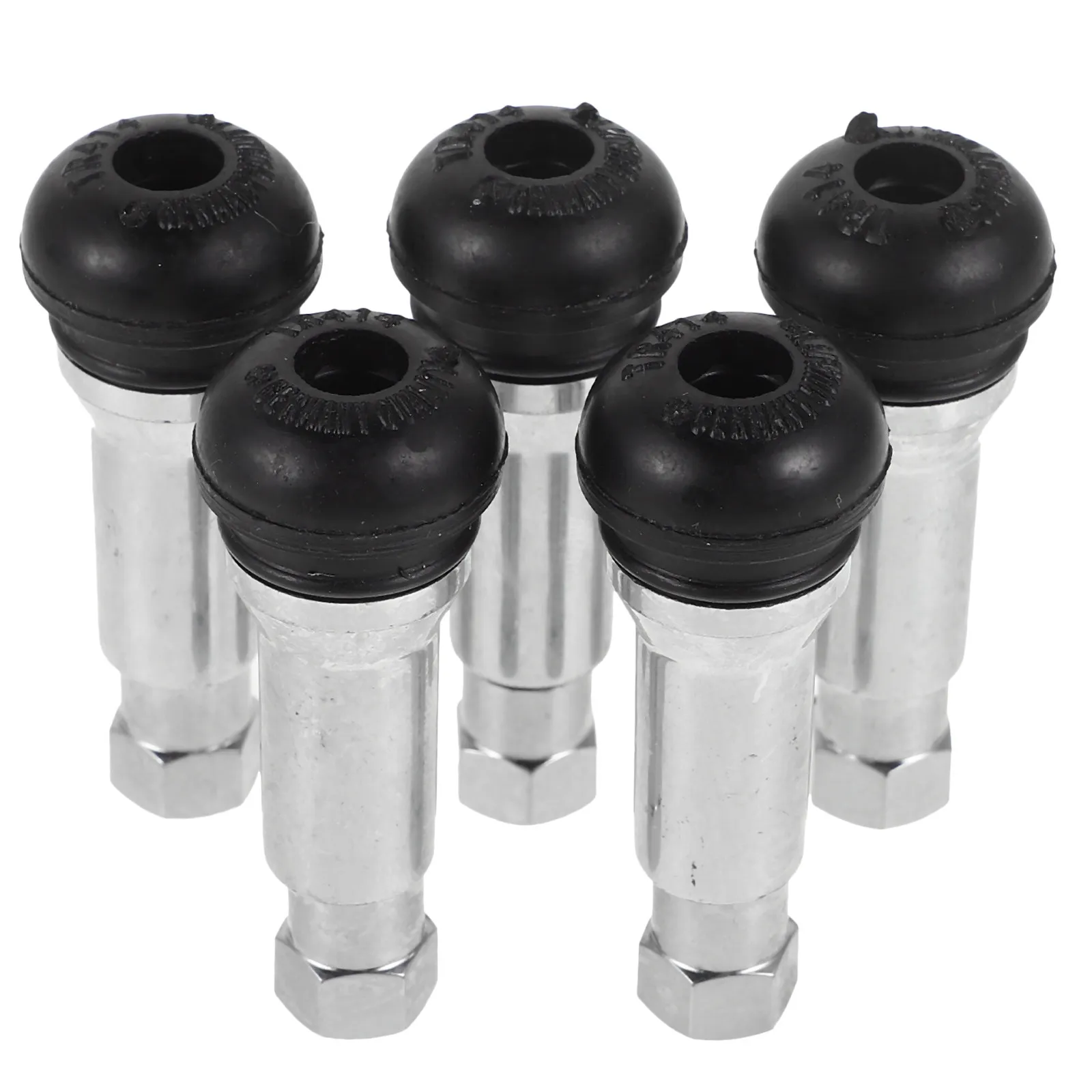 

5pcs Tubeless Tire Valve Stem Metal Valve Core Air Retention Blowout Prevention For Car Truck Tractor Vehicle Replacement