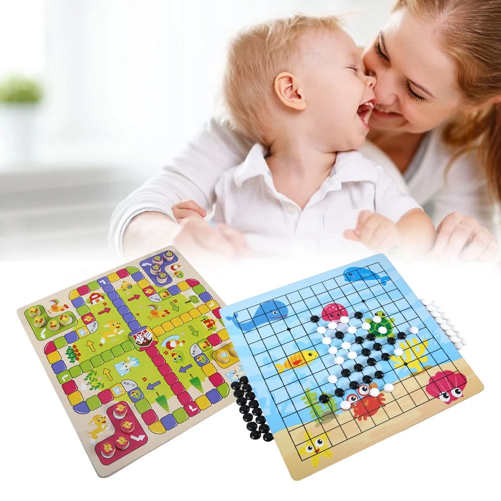 Children Kid Flying Chess Five In A Row Interactive Desktop Game Puzzle Toy