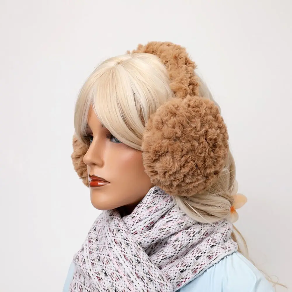 جديد دافئ الأذن دفئا بلون طوي للطي إيرفلاب سميكة سدادات حماية الأذن الشتاء غطاء للأذنين في الهواء الطلق