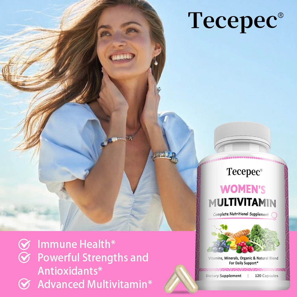 Tecepec Women's Multivitamin - Energy, Immune & Metabolism Support, Women's Health, Powerful Antioxidant