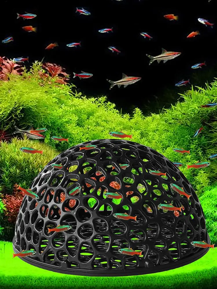 مأوى كهف مخفي لحوض السمك لتربية الأسماك الصغيرة والروبيان وراحة خزان الأسماك ومخبأ المنزل الآمن #4