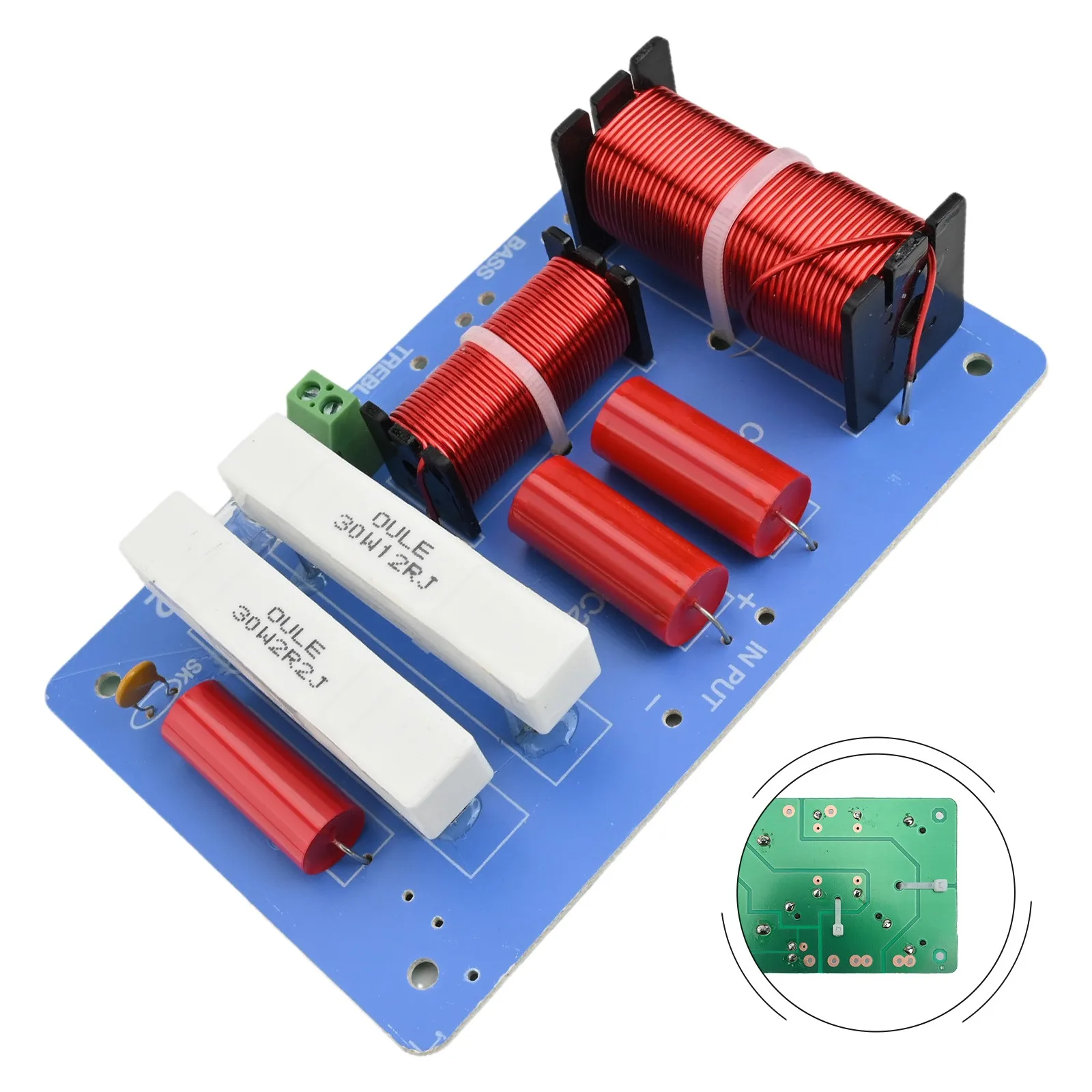 Audio Signal Separation 2Way Crossover Filter DIY Audio Projects Customization For Audio Setups Enhanced Treble Bass Audio