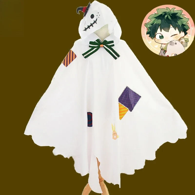 

Cos in Stock! My Hero Academia Izuku Midoriya Cape - Halloween Cosplay Performance Cloak | Anime Character-Inspired Outfit
