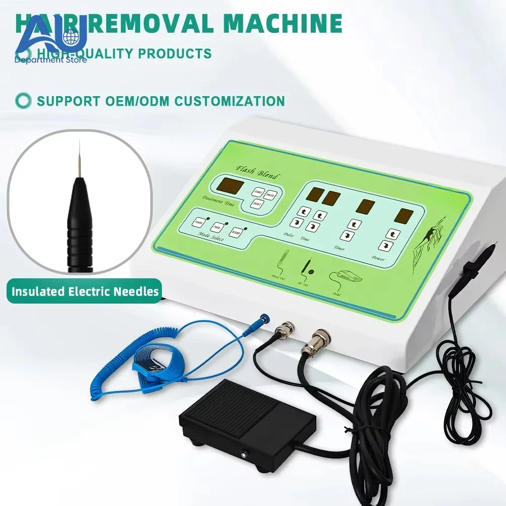 

2-in-1 electric forceps needle point professional electrolysis permanent hair removal machine