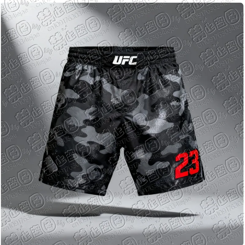 

UFC's New Men's Fitness Shorts, Quick-drying Breathable Boxing Shorts and Loose Beach Shorts Are Perfect for Running and Fitness
