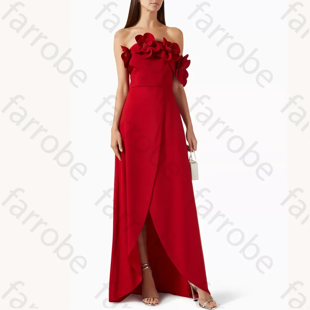 Customized Off-shoulder Asymmetric Dress in Fine A-Line Evening Dresses Formal Prom Gown Exquisite High Quality Party Gowns