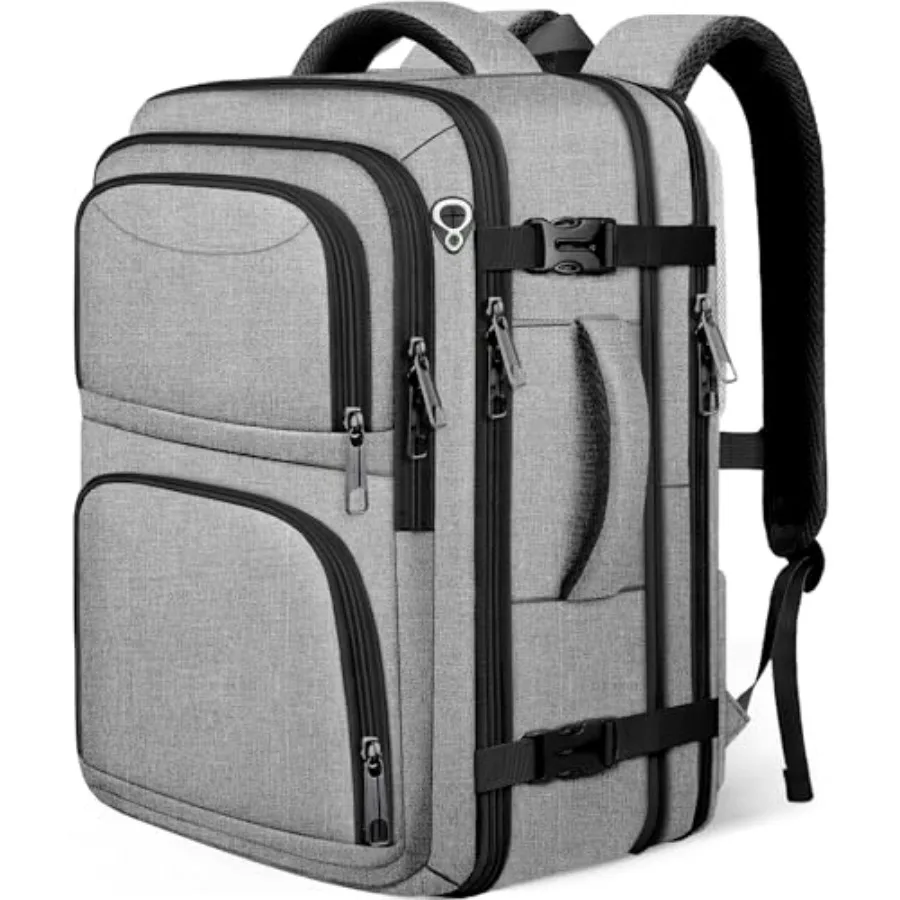 

Extra Large Travel Backpack, Carry on Luggage Backpack TSA 18.4 inch Laptop Bag Flight Approved, Lightweight Business Luggage B