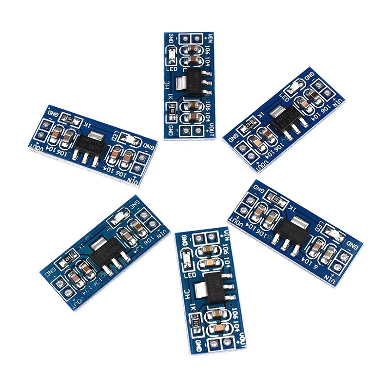 5pcs/lot AMS1117 1.2V 1.5V 1.8V 2.5V 3.3V 5V power supply module AMS1117-5.0V power module AMS1117-3.3V