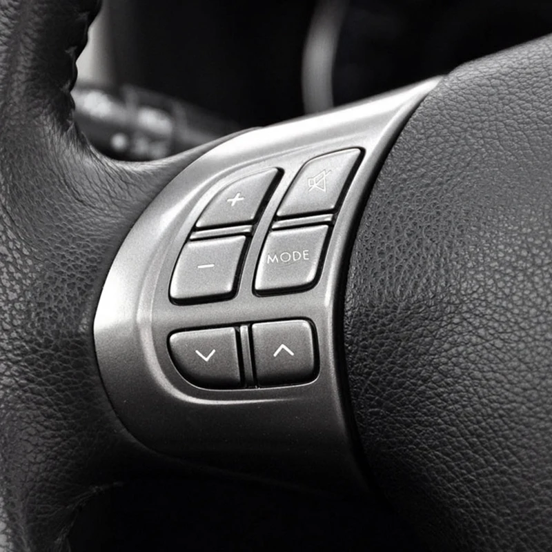 車のステアリングホイールオーディオコントロールボタンスイッチクルーズコントロールスイッチ部品スバルフォレスター 2008-2010 多機能ボタン