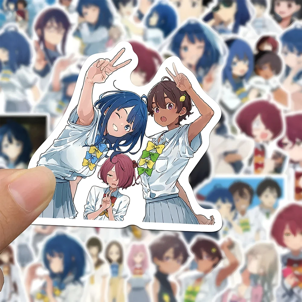 

10/30/50pcs Cute Anime Too Many Losing Heroines Stickers Yanami Anna Cartoon Decals Notebook Suitcase Phone Sticker Decoration