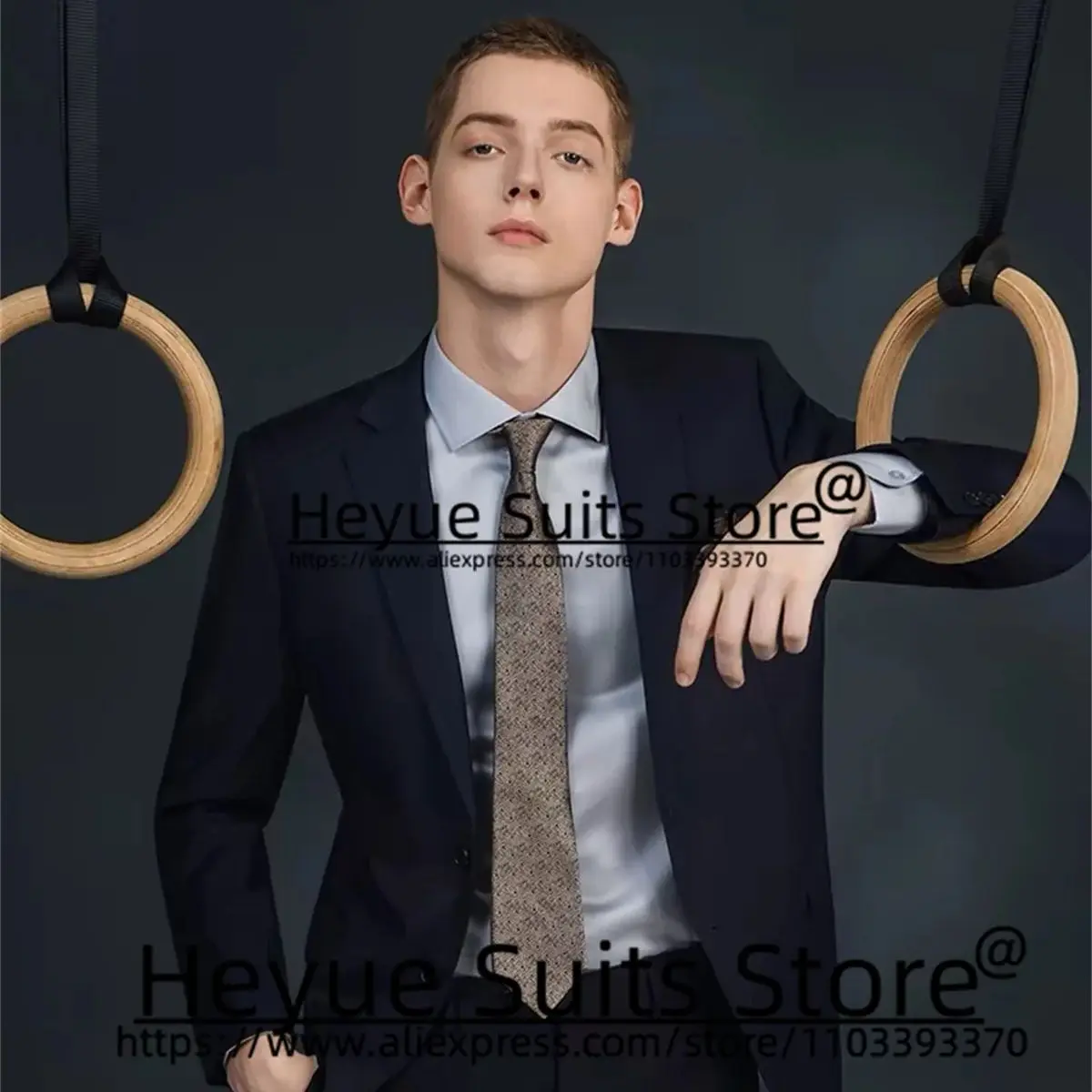 

Business Black Handsome Formal Men Suits Slim Fit Notched Lapel Groom Tuxedos 2 Pieces Sets Business Male Blazers Costume Homme