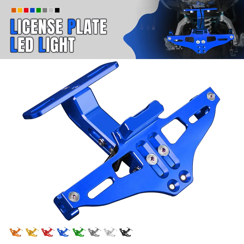 For Suzuki SV 650/650X SV650 SV650X Gladius SFV 650 SFV650 Adjustable Rear Tail Tidy License Plate Holder Bracket LED Light