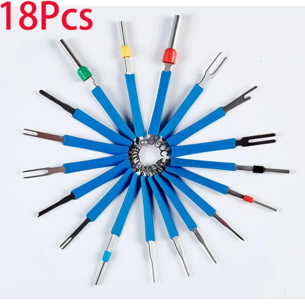 8-38Pcs Terminal Removal Tool Kit Depinning Electrical Connector Pin Removal Terminal Disassembly Tool Car Pin Extraction ﻿