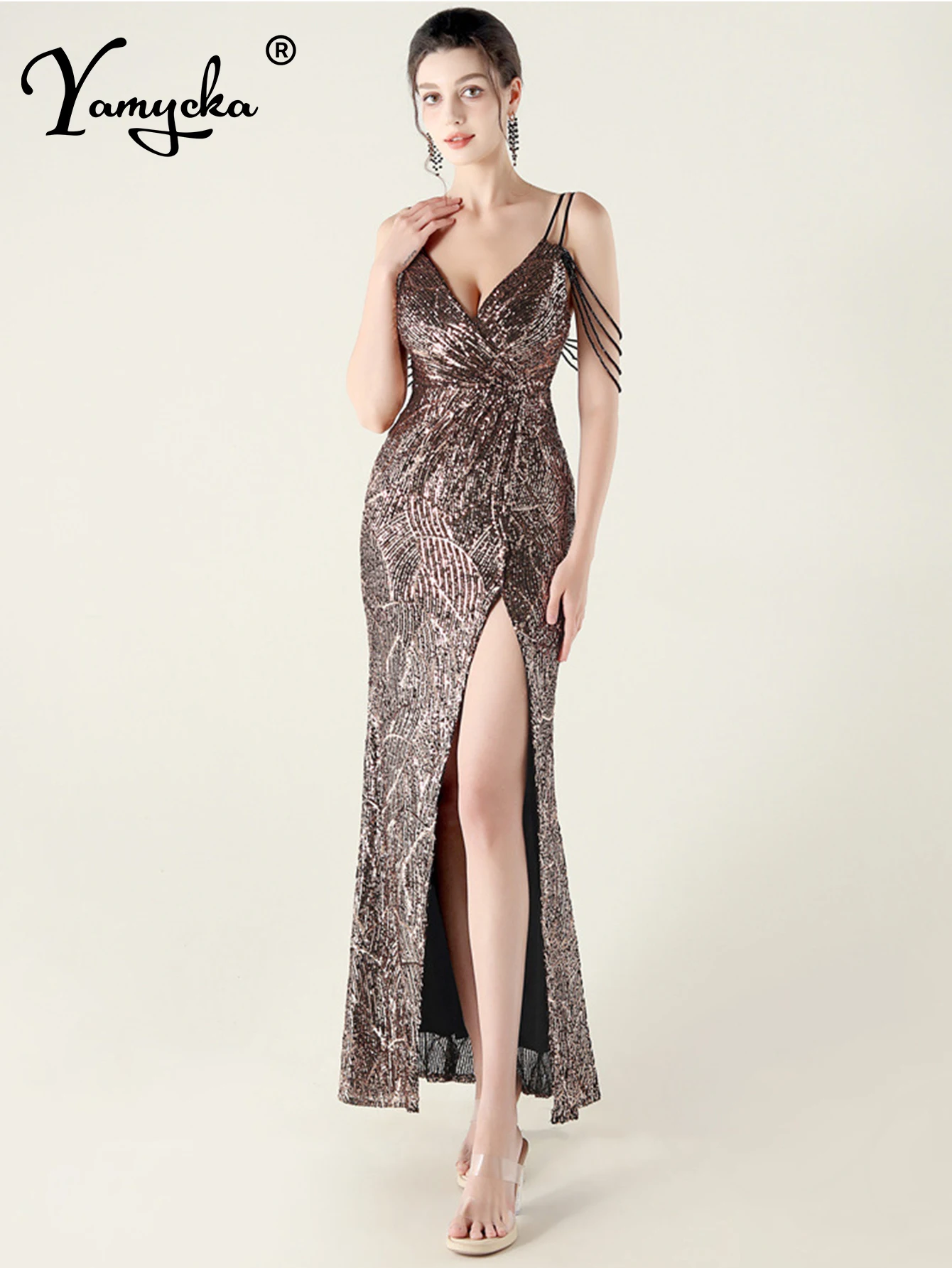 Sexy Backless Slip … - image