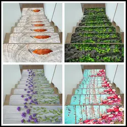 European Stair Mat Step Mat From Glue Self-Adhesive Stair Mats Carpet Solid Wood Home Decoration Stair Mat