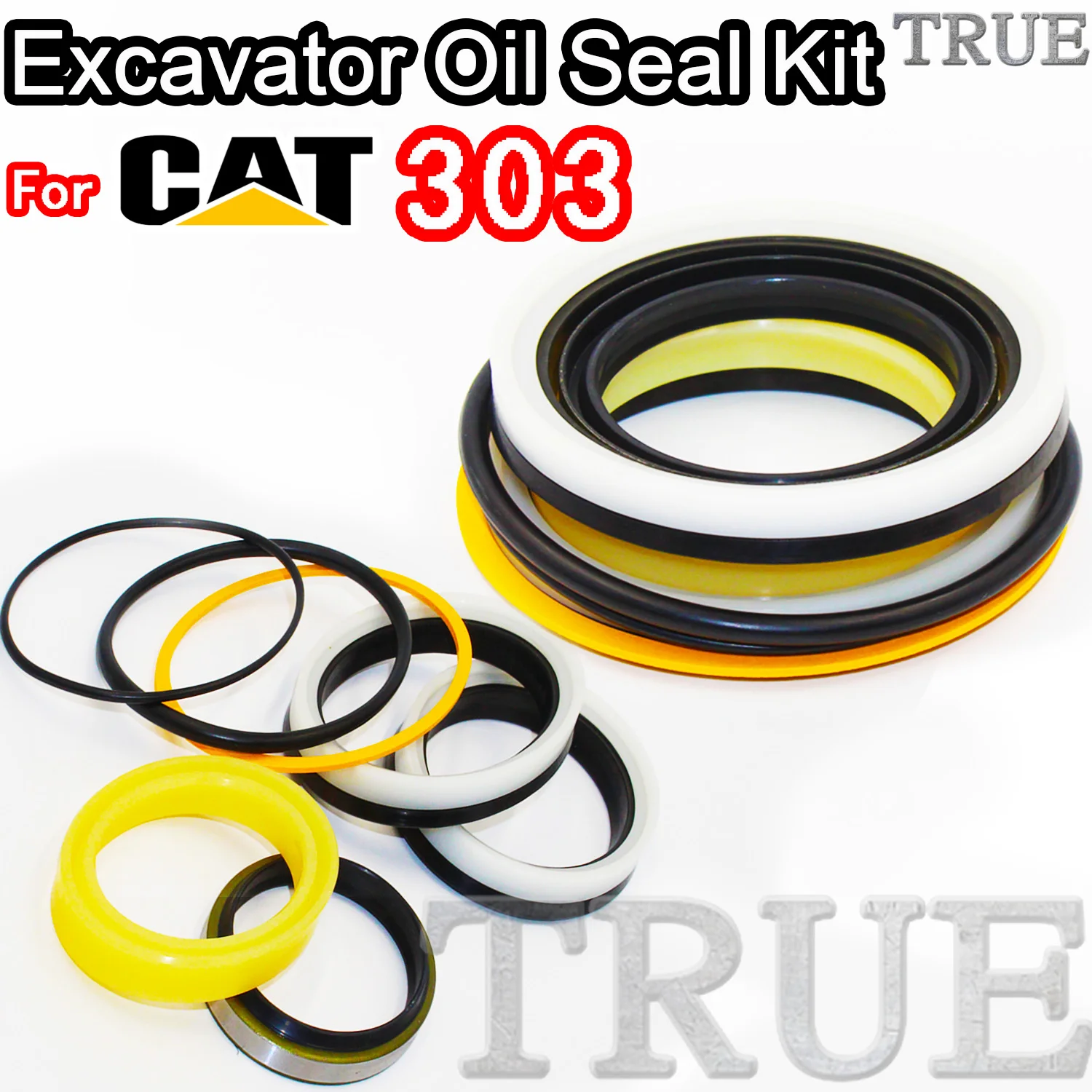 

For 303 Caterpillar Oil Seal Excavator Repair Kit MOTOR Piston Rod Shaft Replacement Dust Bushing FKM High Quality Control Blade