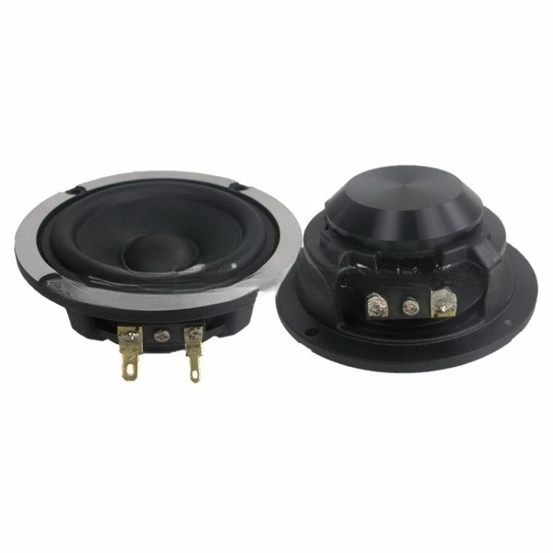 For 3.5-Inch Aluminum Alloy Basin Frame 20-core Wool Paper Basin Neodymium Magnetic Speaker 3-inch Car Midrange Speaker