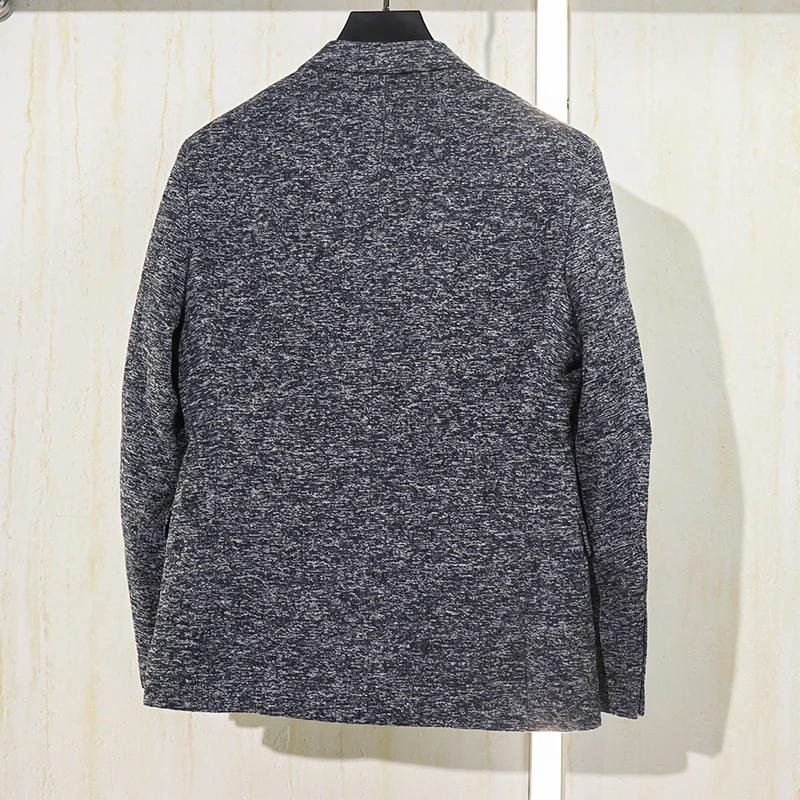 

Удобный модный весенне-осенний мужской костюм Jaet Stand Fit Busin Gentleman Sle Long Sve, пальто с простым воротником