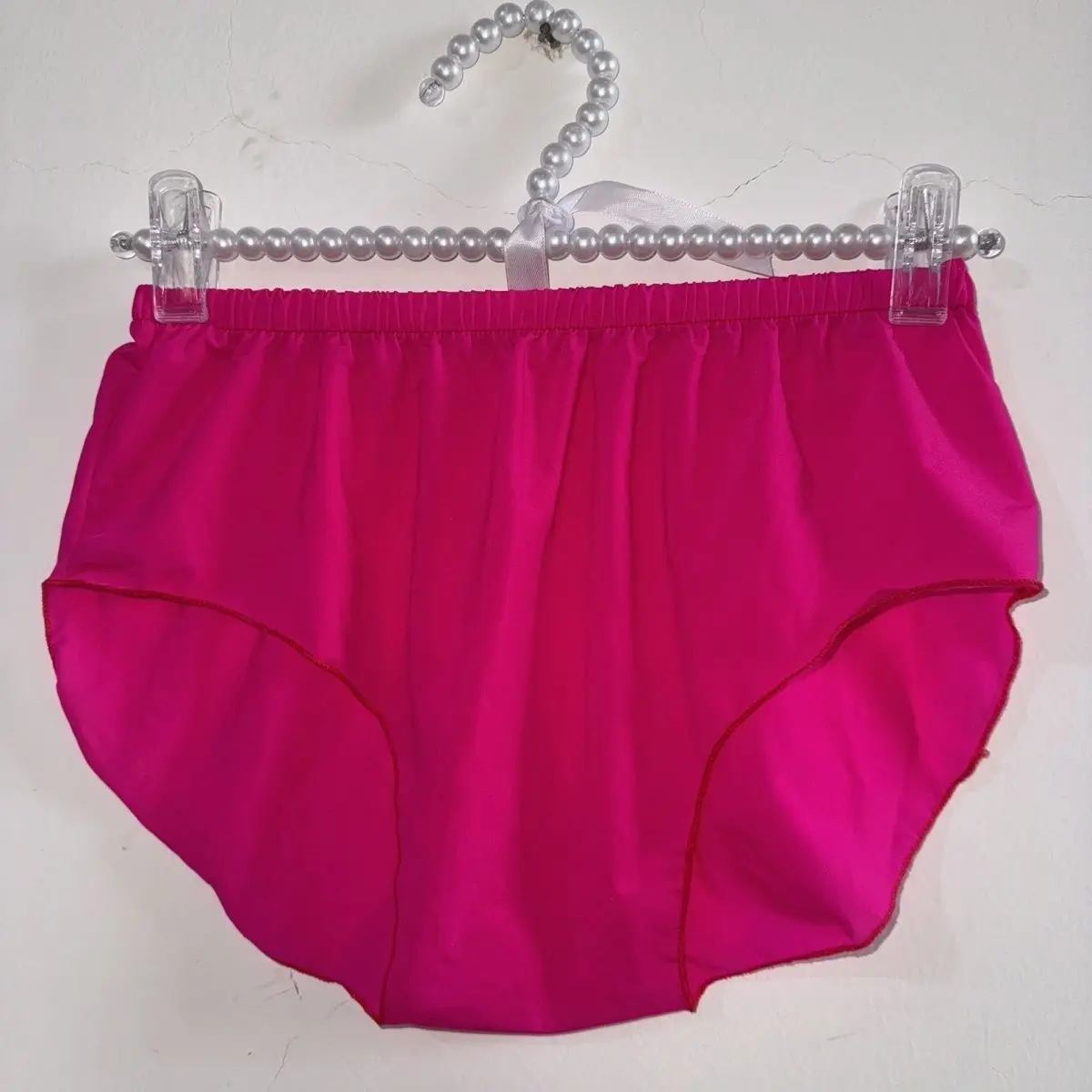 

Sexy Ice Silk See Through Underwears Panties Plus Size Briefs Lingeries Bottoms