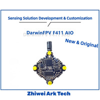 DarwinFPV F411 AIO FC | 15A BlHeli_S 1-3S, Betaflight OSD & Built-in ELRS 2.4G for Whoop/FPV Racing Drones
