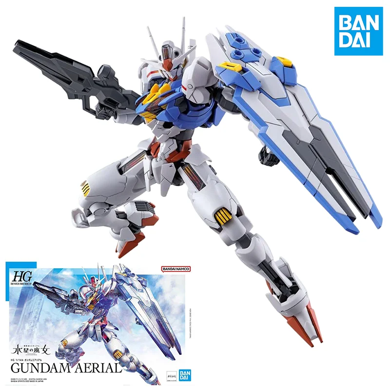 Bandai Original Anime HG 1/144 Mobile Suit GUNDAM Die Hexe von Mercury Gundam Antenne Gunpla Montage Modell Action-figuren Spielzeug